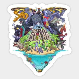 YHS on Monster Island Sticker